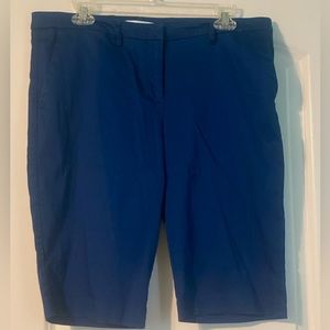 New York & Company Cobalt Bermudas